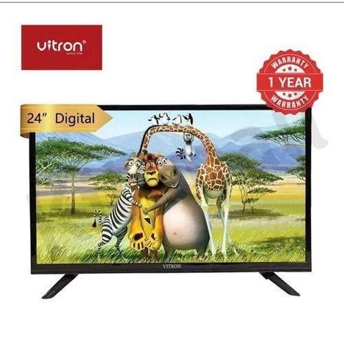 Vitron 24″ HD – Digital LED TV – Black